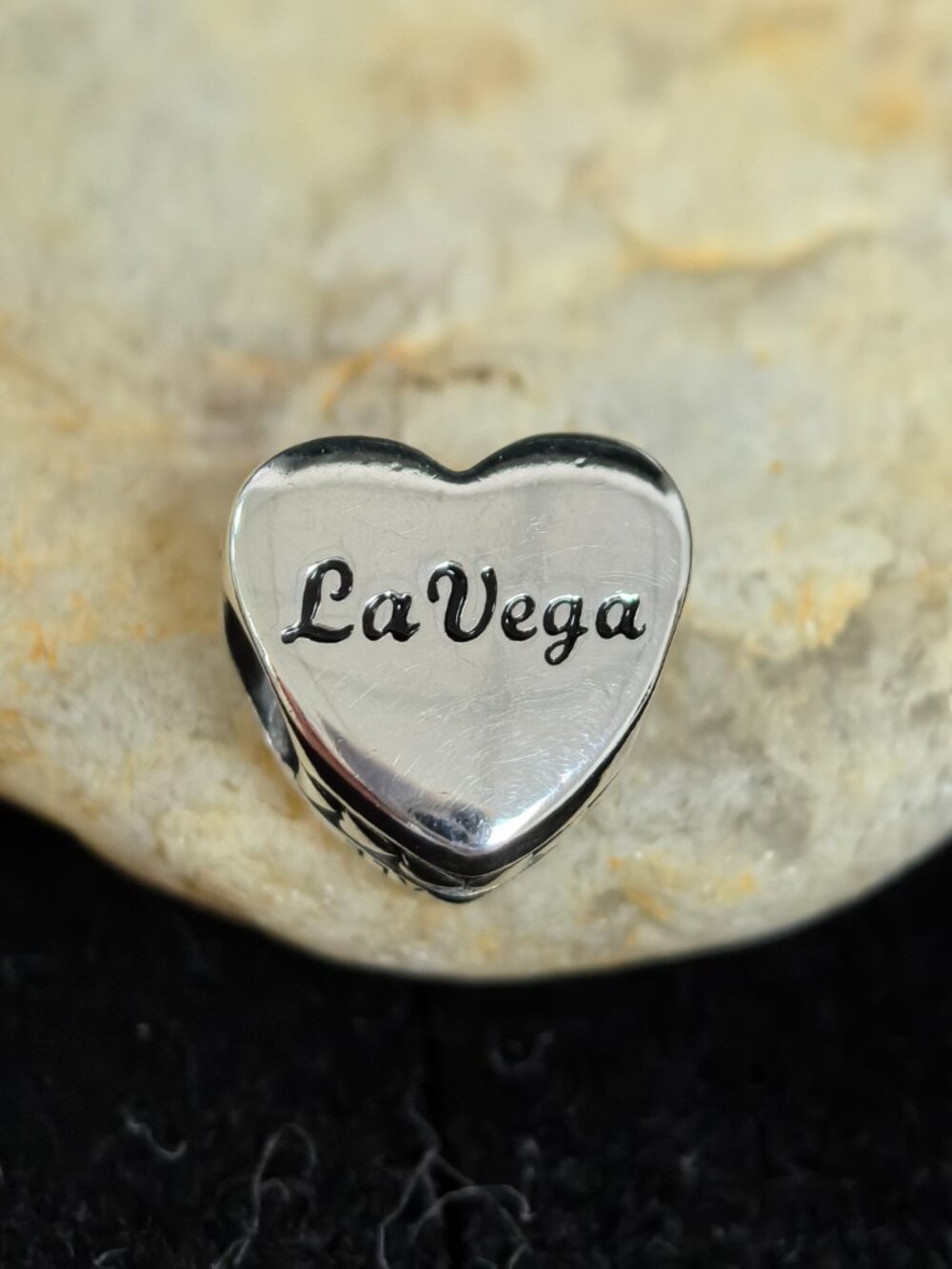 Pandora Las Vegas Heart Charm Travel Pendant, S925 Silver (Women's)